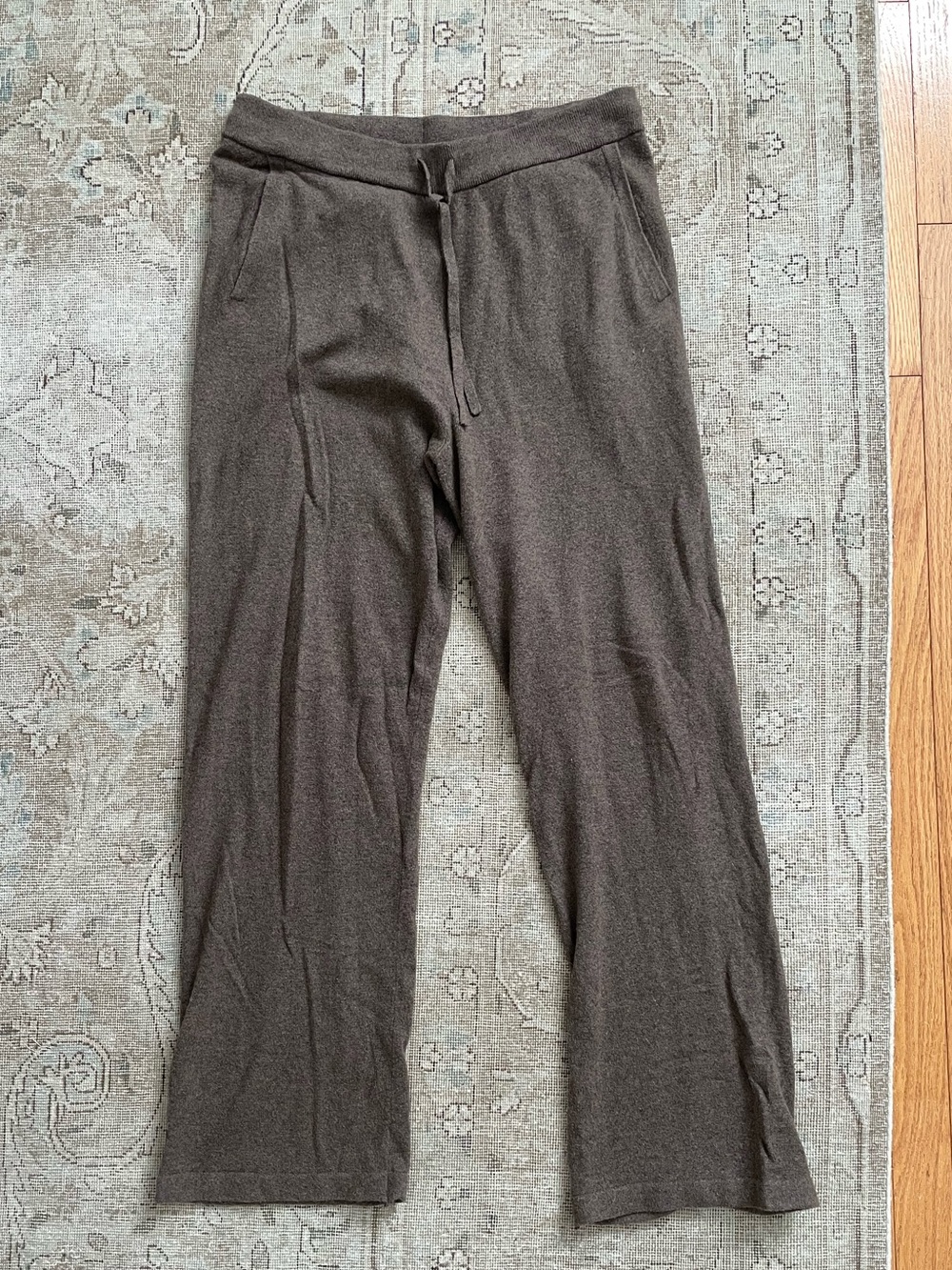 GAP cashsoft wide leg sweater pants
